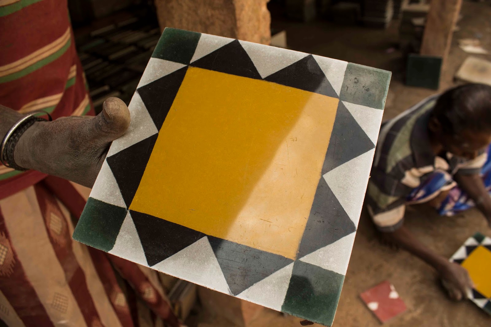 Handmade tiles of Athangudi