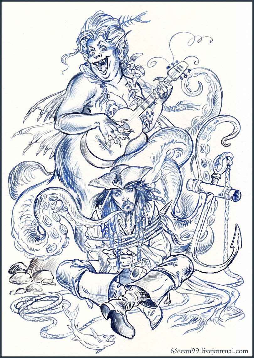 Морские ведьмы рисунки. Рисунок морская ведьма карандашом. Zeus Pirate Sketch. Морская ведьма зарджира