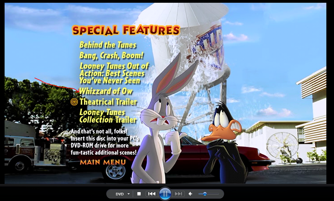 Tunes back. Looney Tunes back in Action. Looney Tunes back in Action deleted Scenes. Looney Tunes back in Action DVD. Looney Tunes back in Action Spy.