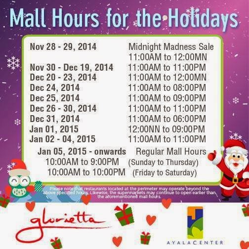 Press Release Glorietta Midnight Madness Sale 2014 My Little World