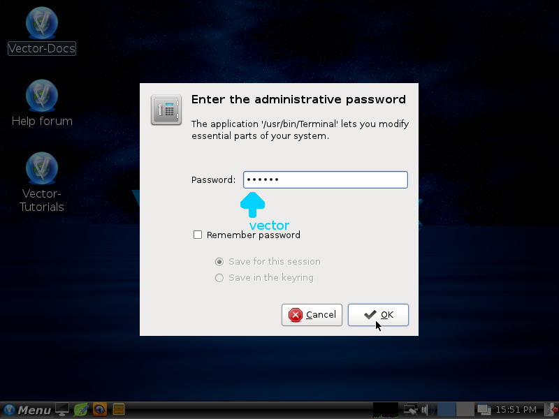 Vector Linux 7.0 Light Edition: Tutorial Screenshot (How to Install)