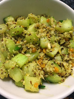 Cucumber Sabzi / Southekai Palya