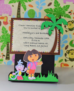 Jingvitations: Print and Cut Silhouette Cameo, Handmade Dora the ...