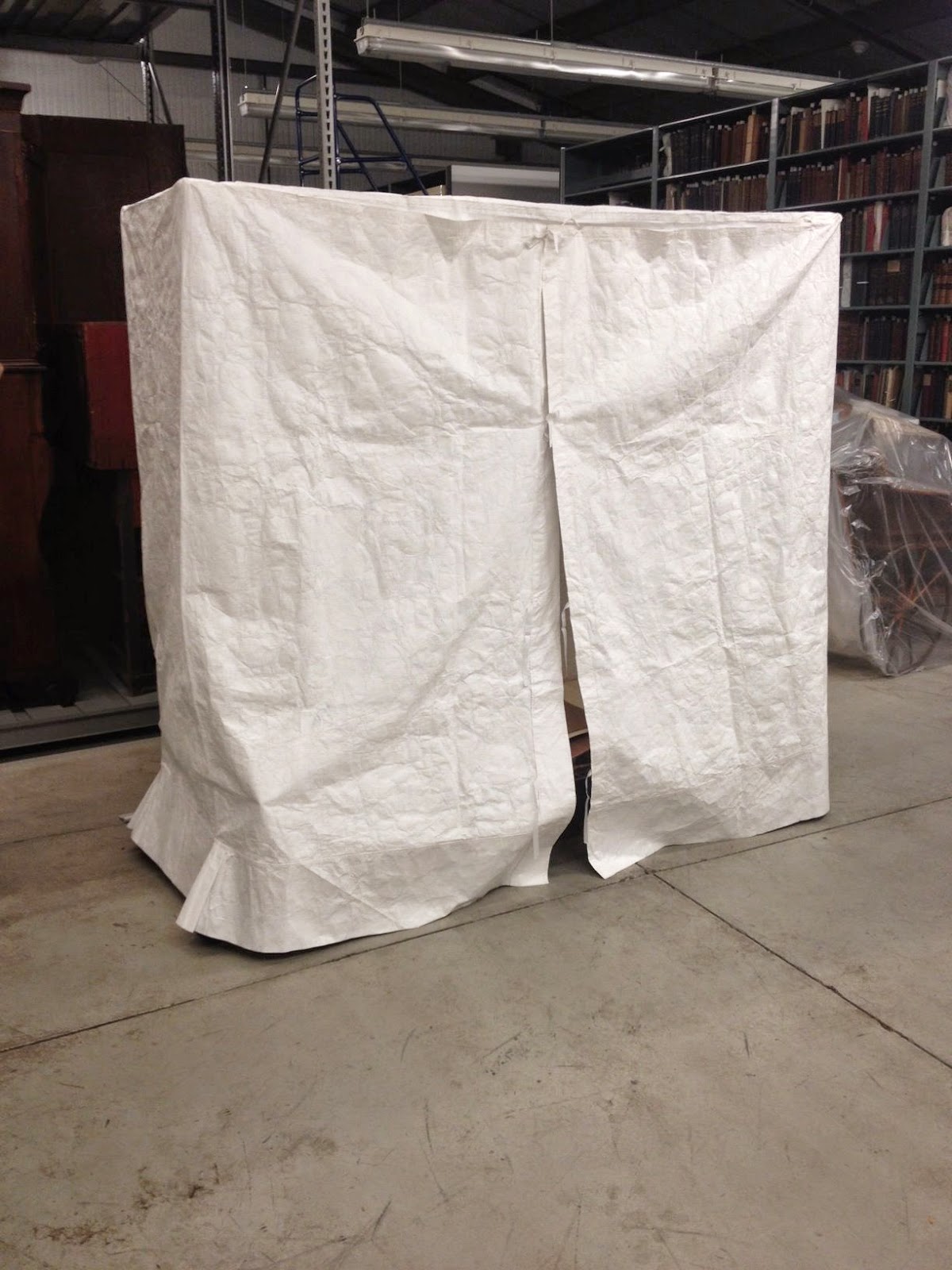 Inside the Conservator's Studio Dust Covers. So many designs, so many choices