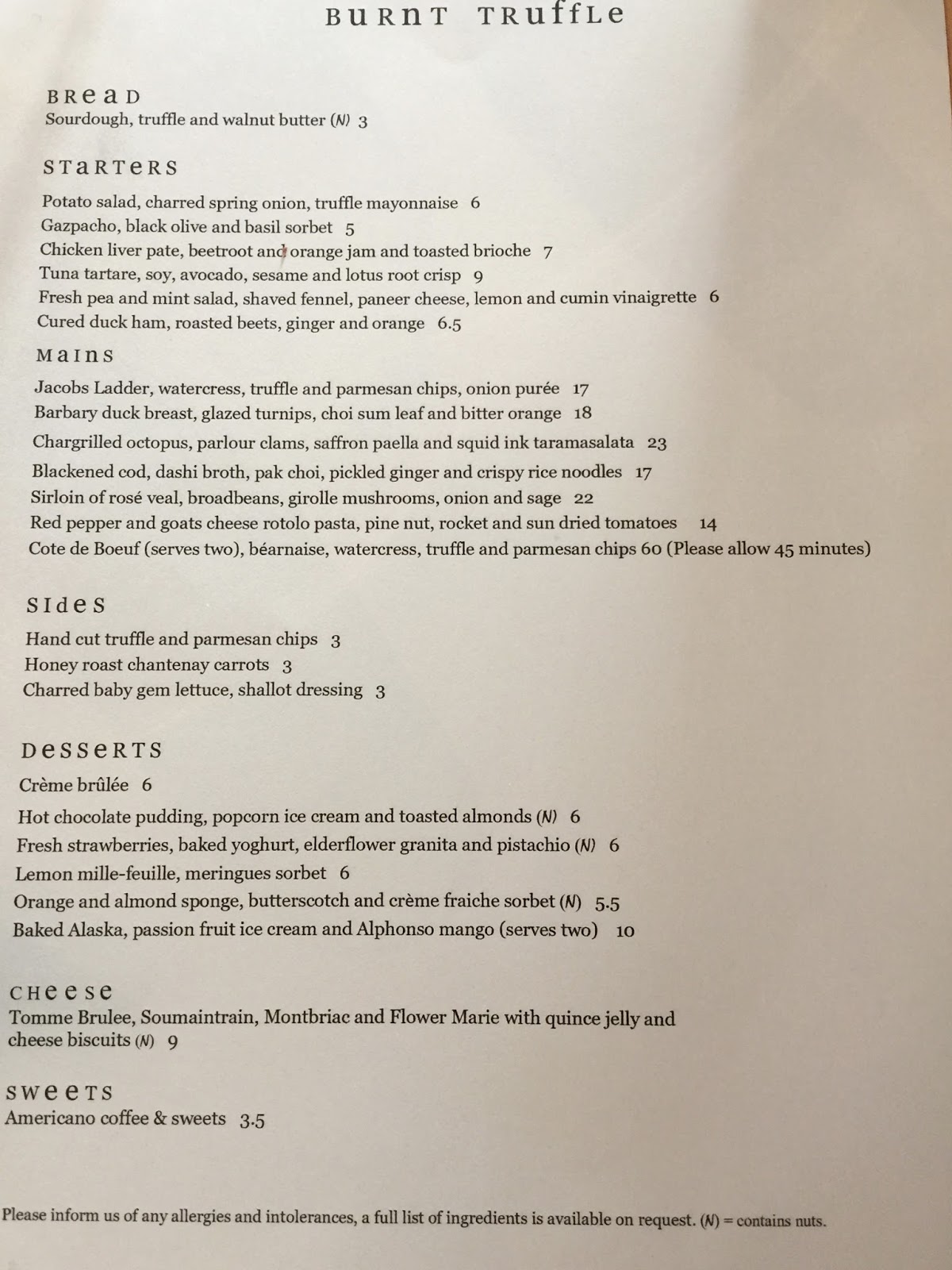 EATING OUT Burnt Truffle, Chester FOOD LIFE + em