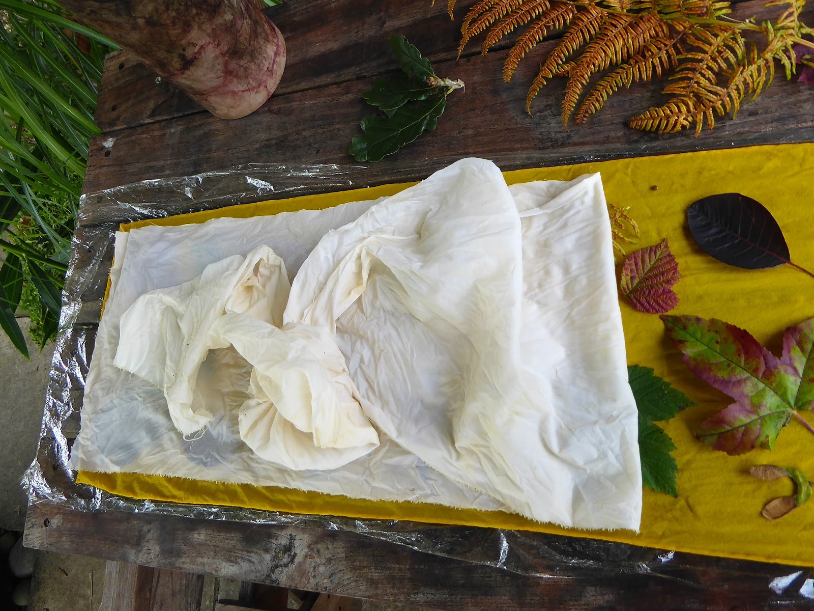 Wool Tribulations of Hand Spinning and Herbal Dyeing Iron Blanket in