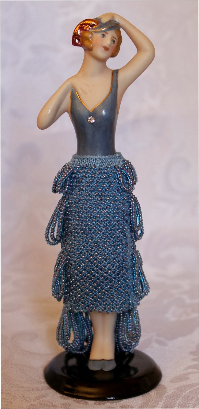 Beading Belle's Beaded Skirt for Half Doll Sadie