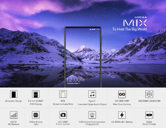 LEAGOO KIICAA MIX 4G Phablet