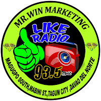 93.5 Like Radio Your FM DXCL logo