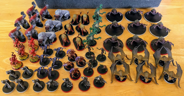 More than 60 Descent minis, painted in 2 weeks!