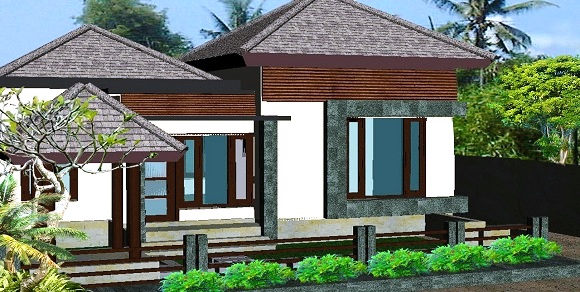 Desain Rumah  Adat Bali Minimalis Desain Gambar Rumah  