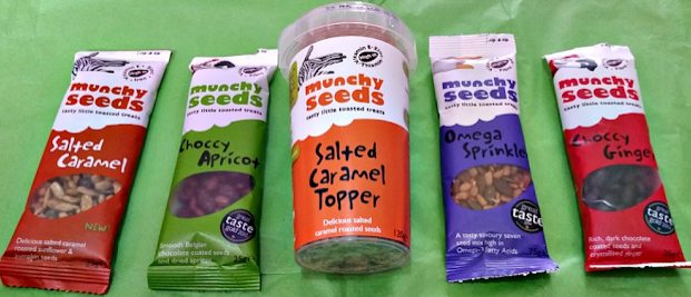 A selection of Munchy Seeds snacks