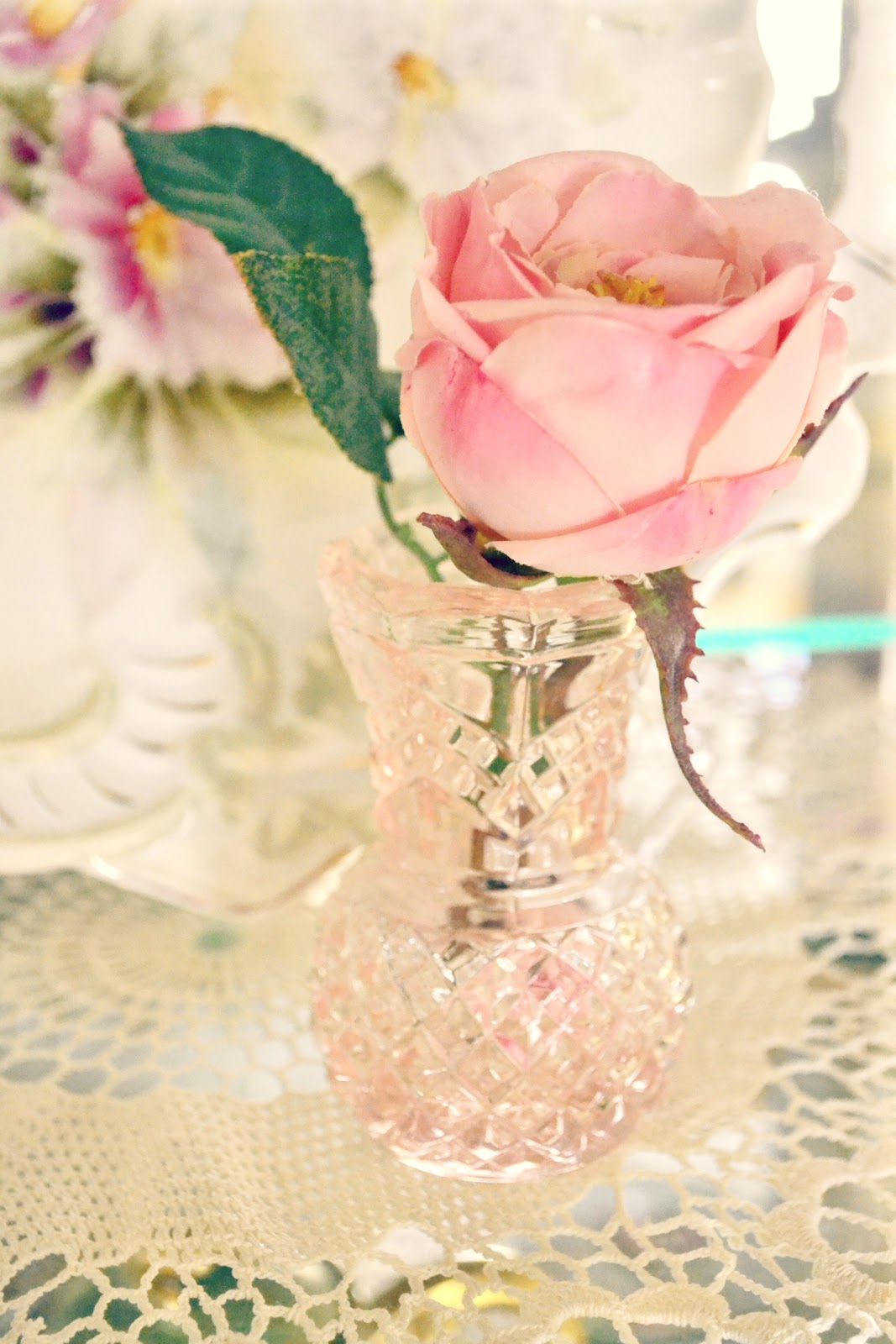 Jennelise: Pink Glass