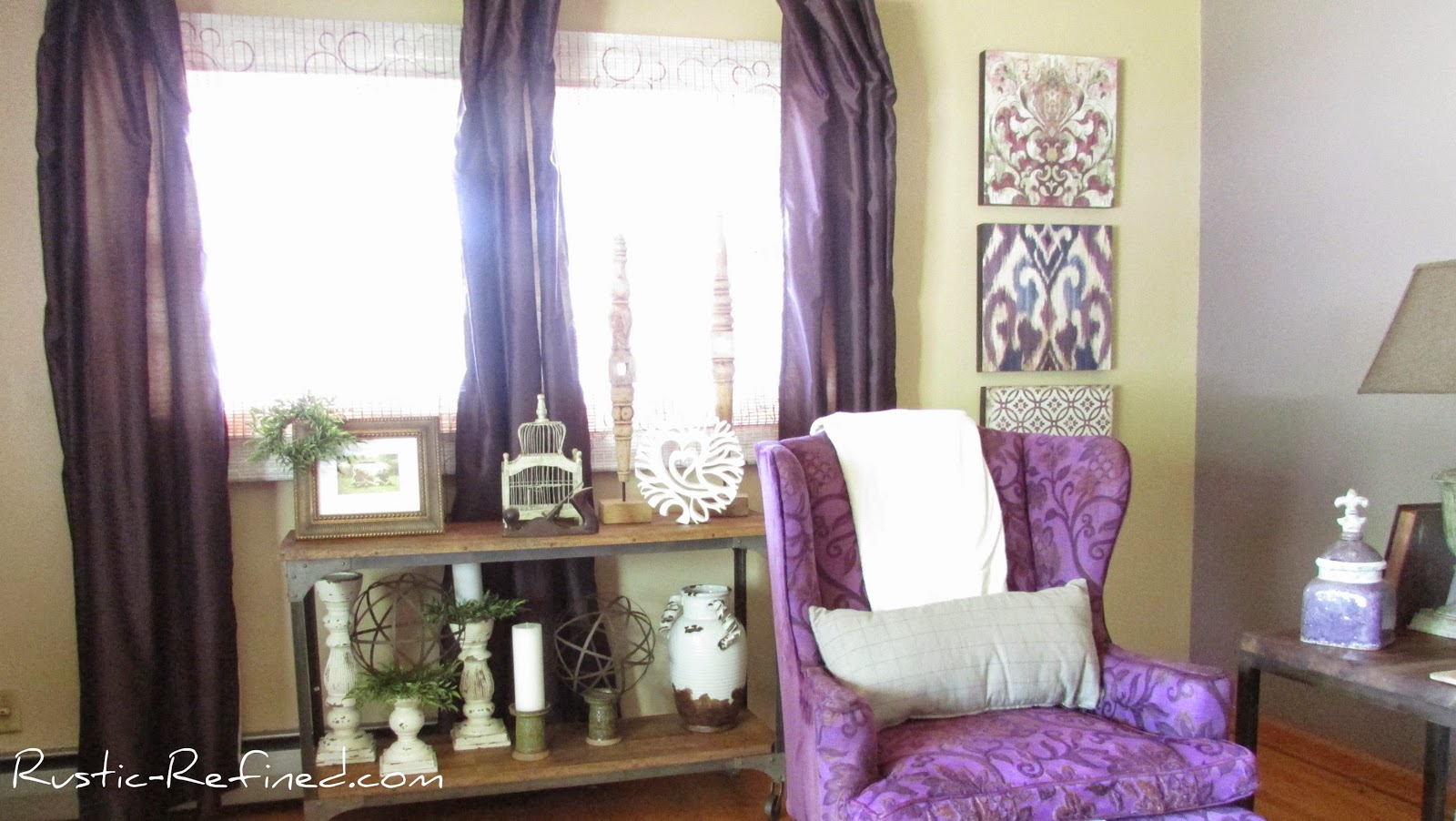 Summer Living Room Tour @ Rustic-refined.com