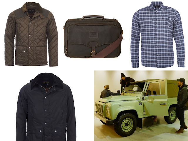 barbour land rover collection