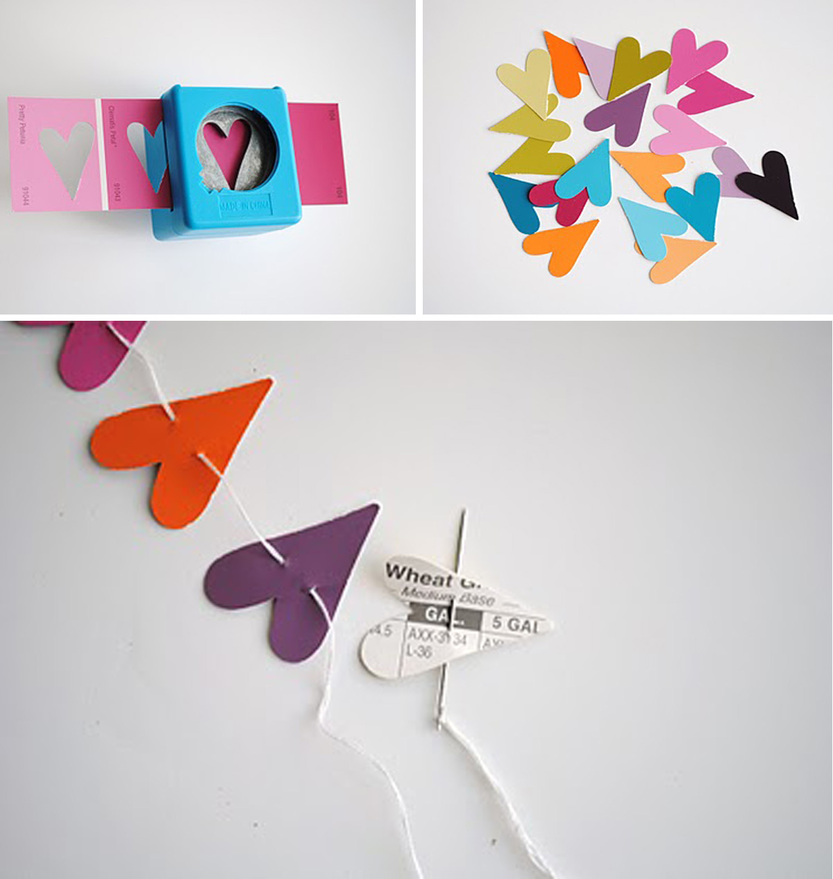 2BSquared Designs DIY Paint Chip Garland