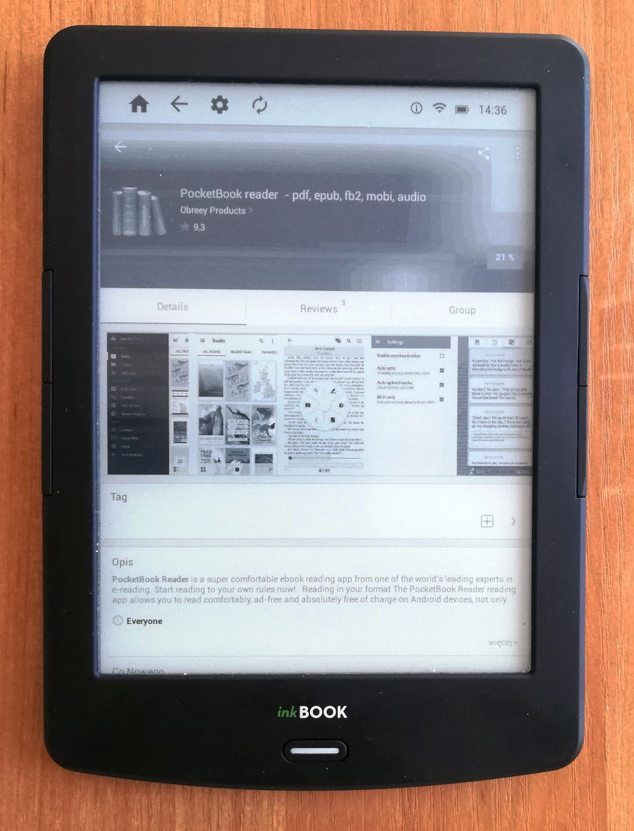 PocketBook Reader na InkBOOK LUMOS, czyli szczypta PocketBooka w InkBOOKu