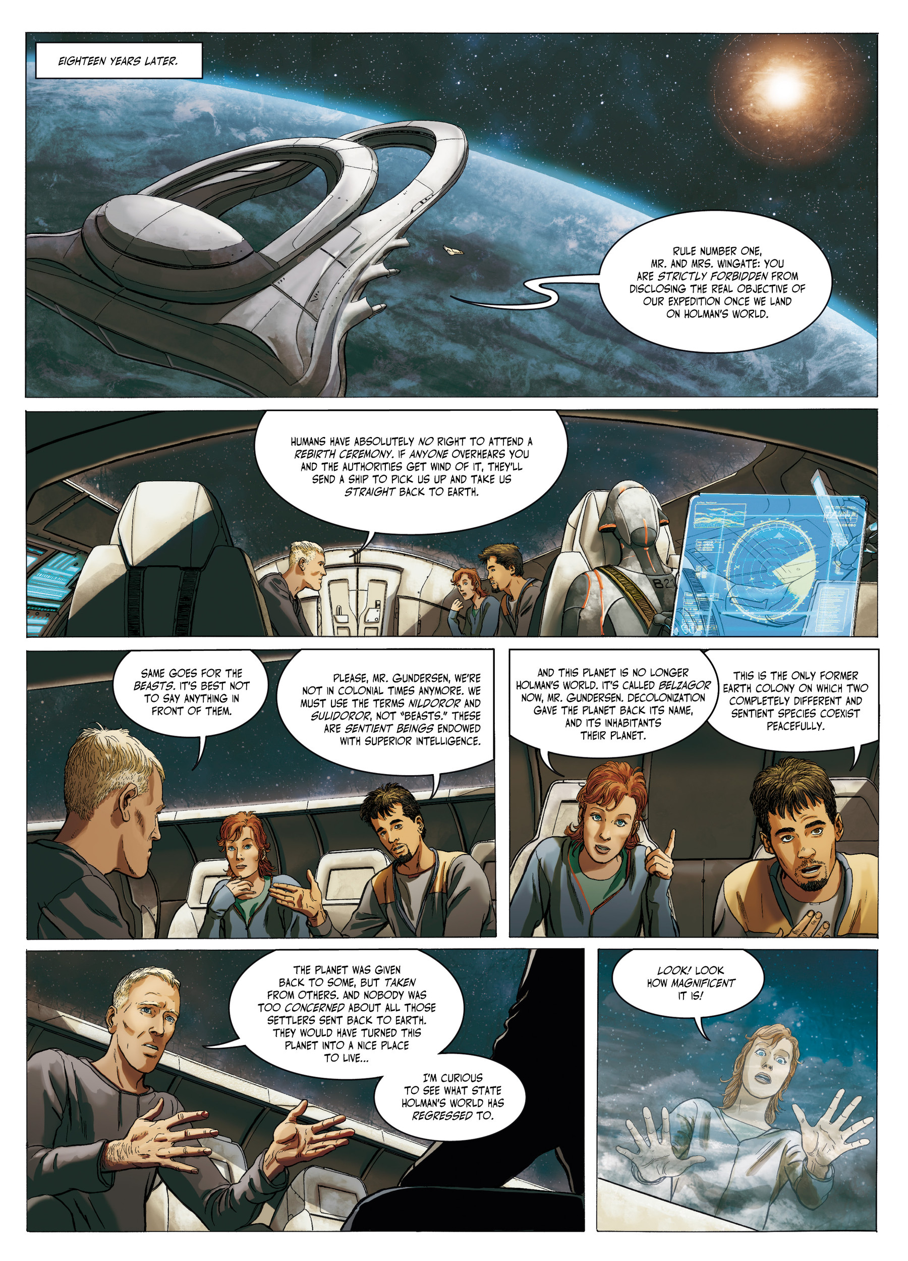 Read online Robert Silverberg's COLONIES comic -  Issue #1 - 9