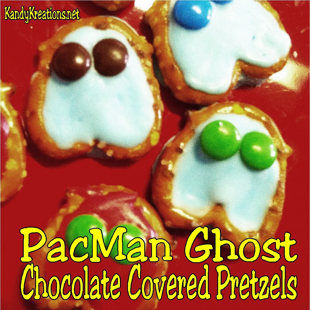 Pac Man Party Pretzels