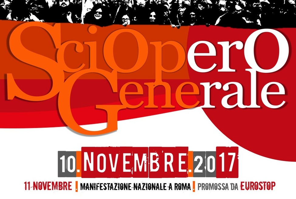 Sciopero Generale: come prepararsi al venerdì nero del 10 novembre, manifestazione a Roma