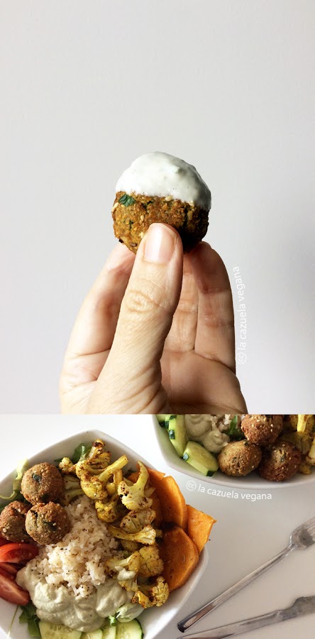 Falafel de habas y garbanzos