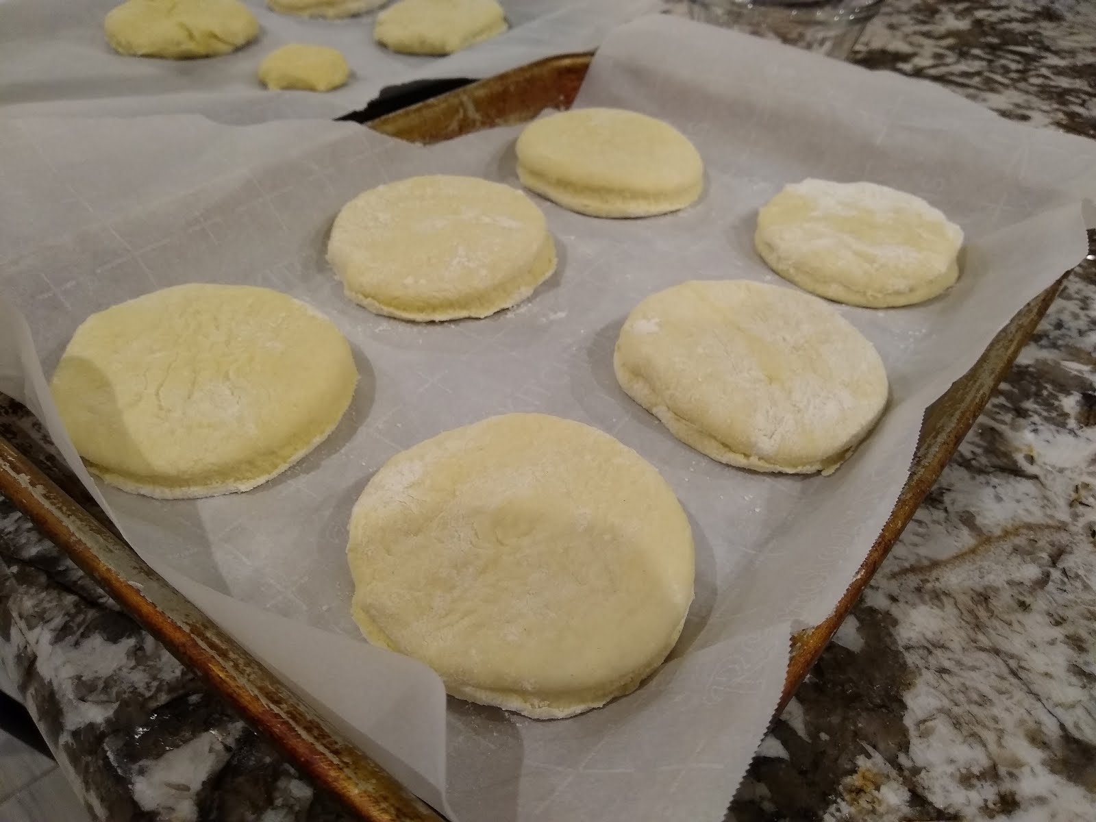 Honey Butter Glazed Biscuits Greens and Machines