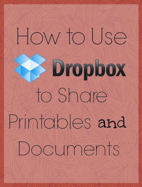 Step-by-step instructions showing how to use Dropbox to share files/printables on your blog. With screenshots of each step! 