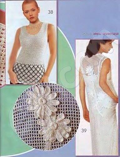 Tina's handicraft : book -- 48 designs for crocheted blouses, dresses ...