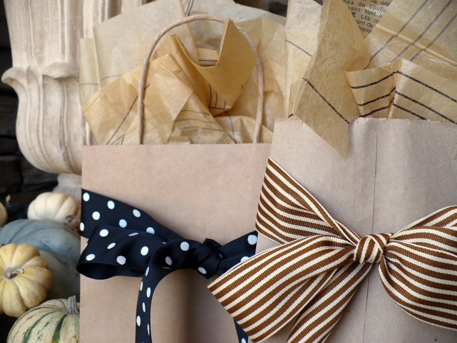 The Polka-Dot Umbrella: More Gift Wrapping With Patterns Ideas