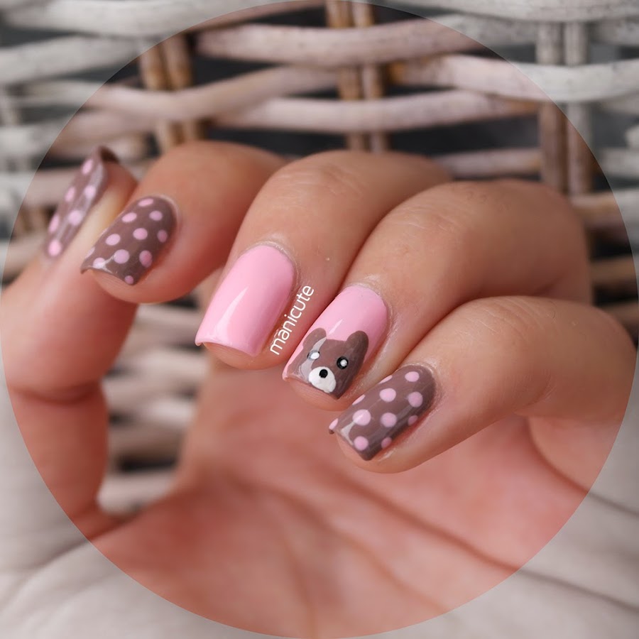 como hacer una manicura de ositos