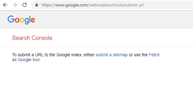 Disuruh Gunakan Fetch As Google Pas mau masukin url malah disuruh gunakan fetch as google.