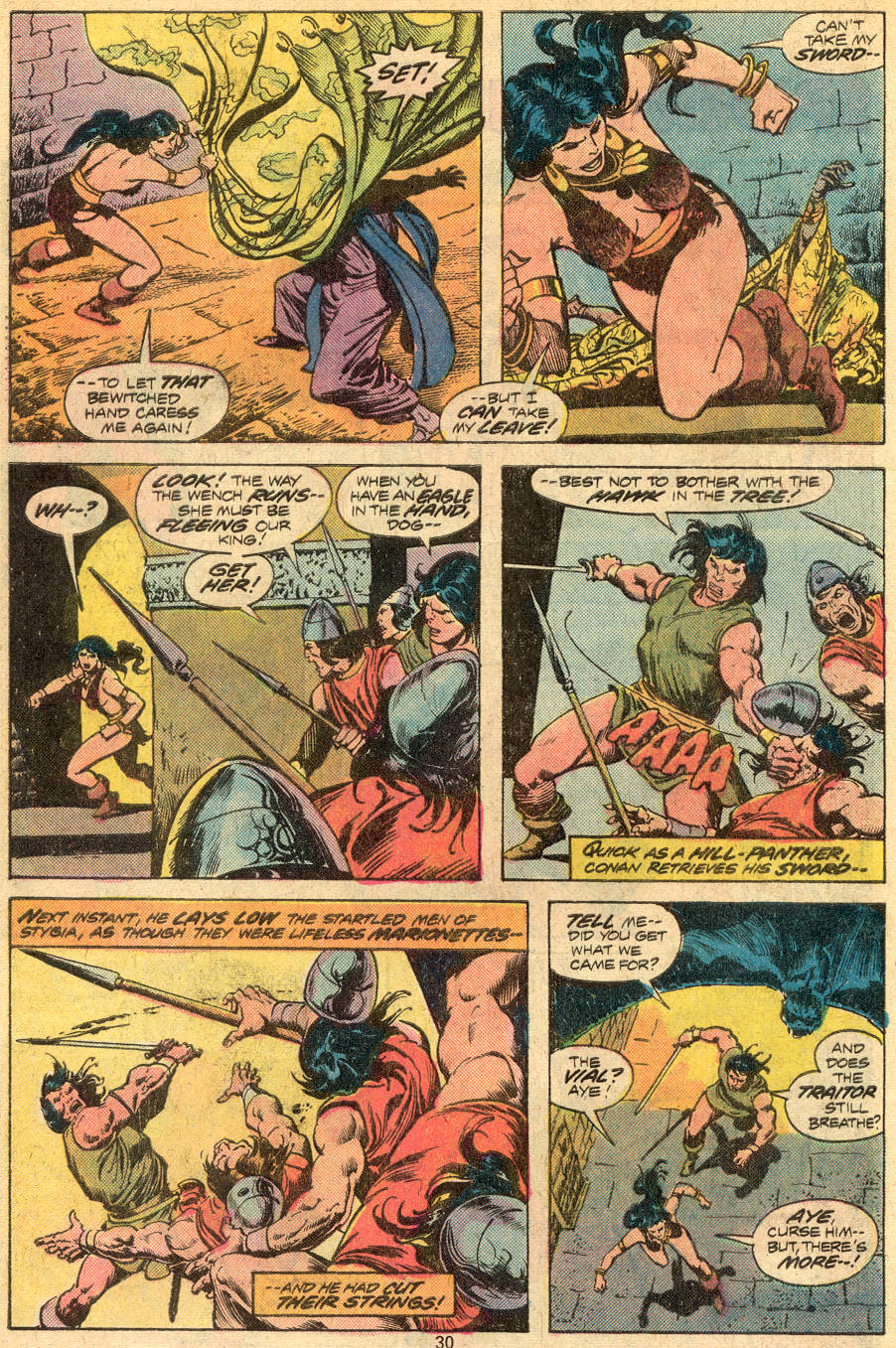 Read online Conan the Barbarian (1970) comic -  Issue #72 - 17