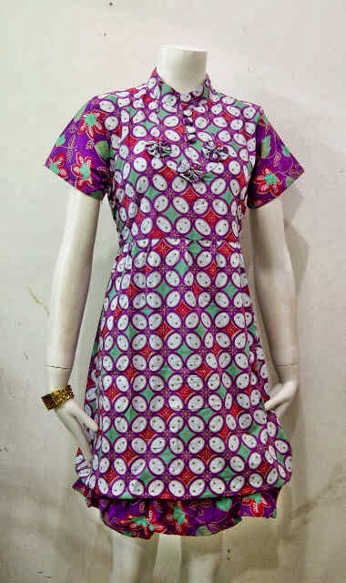 Model Dress Batik Wanita Terbaru