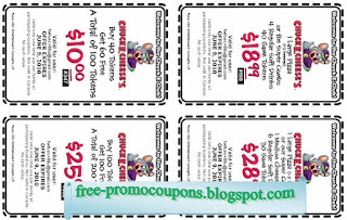 Free Printable Chuck E Cheese Coupons Free Printable Chuck E Cheese Coupons
