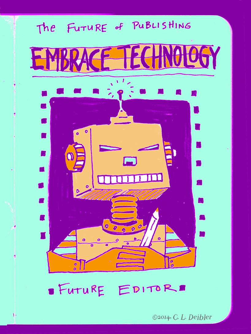 technology, editor, future, future editor, time marches on, client, sketchbook, digital, electronic, pencil, analog, editor, editorial, comment, commentary. future, futurescape