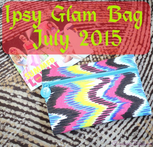Ipsy Glam Bag July 2015 review
