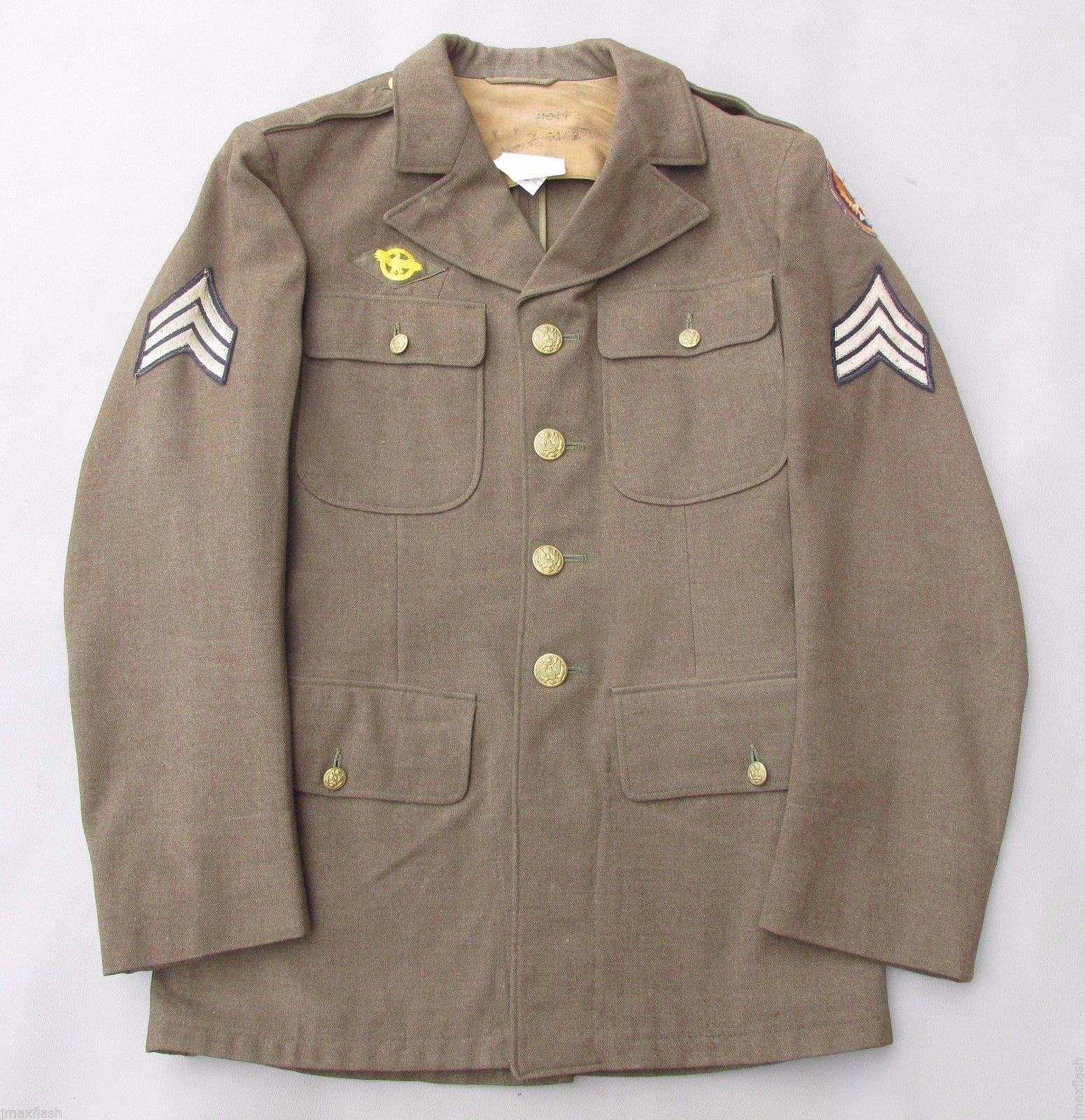 Olive Drab Army: WWII 15th Air Force Service Coat