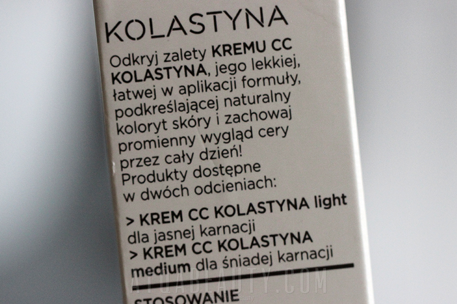  Kolastyna • CC Krem Colour Corrector SPF 20 • Light