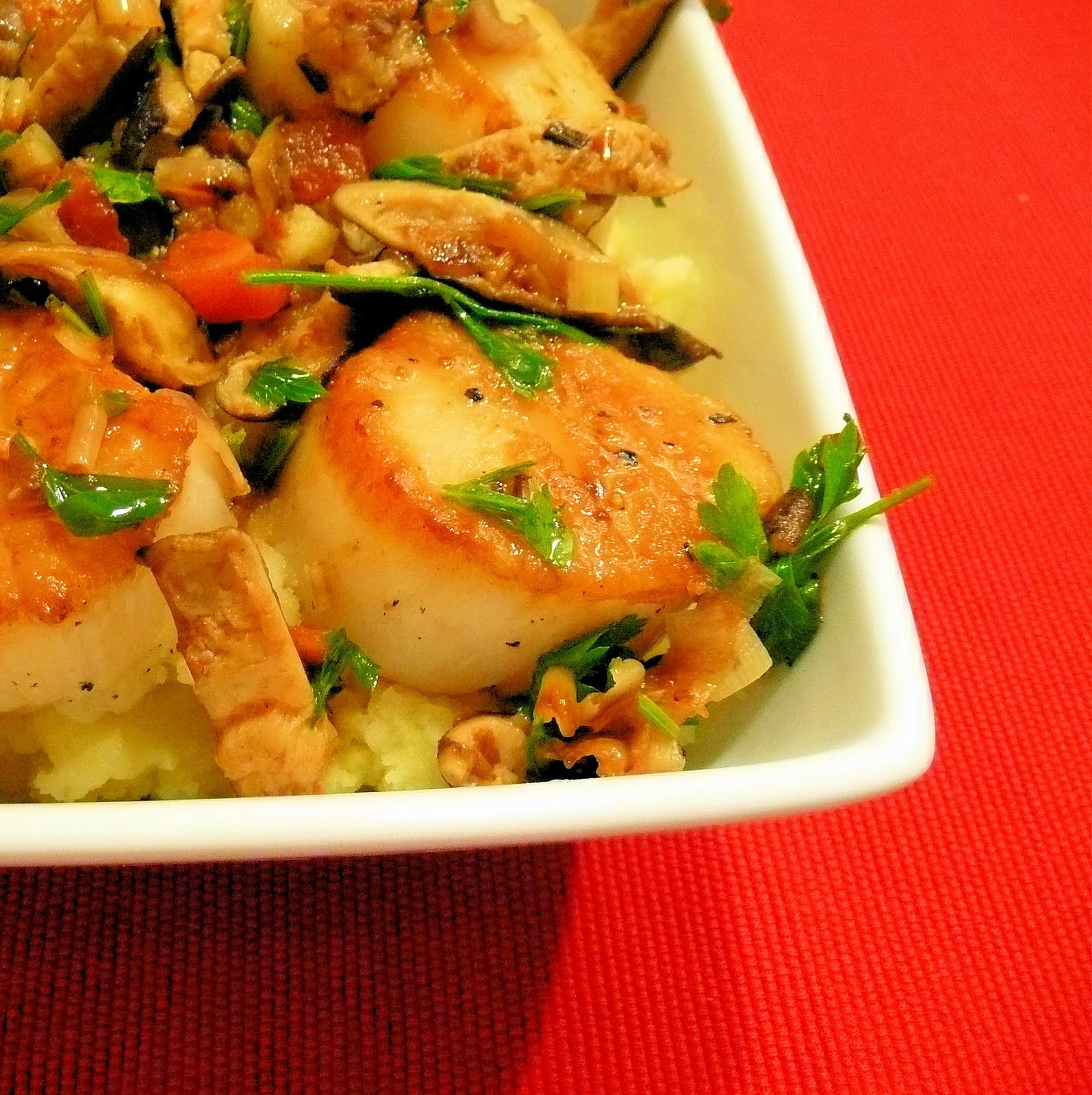 Seared Scallops with GarlicParsley Butter I Can Cook That