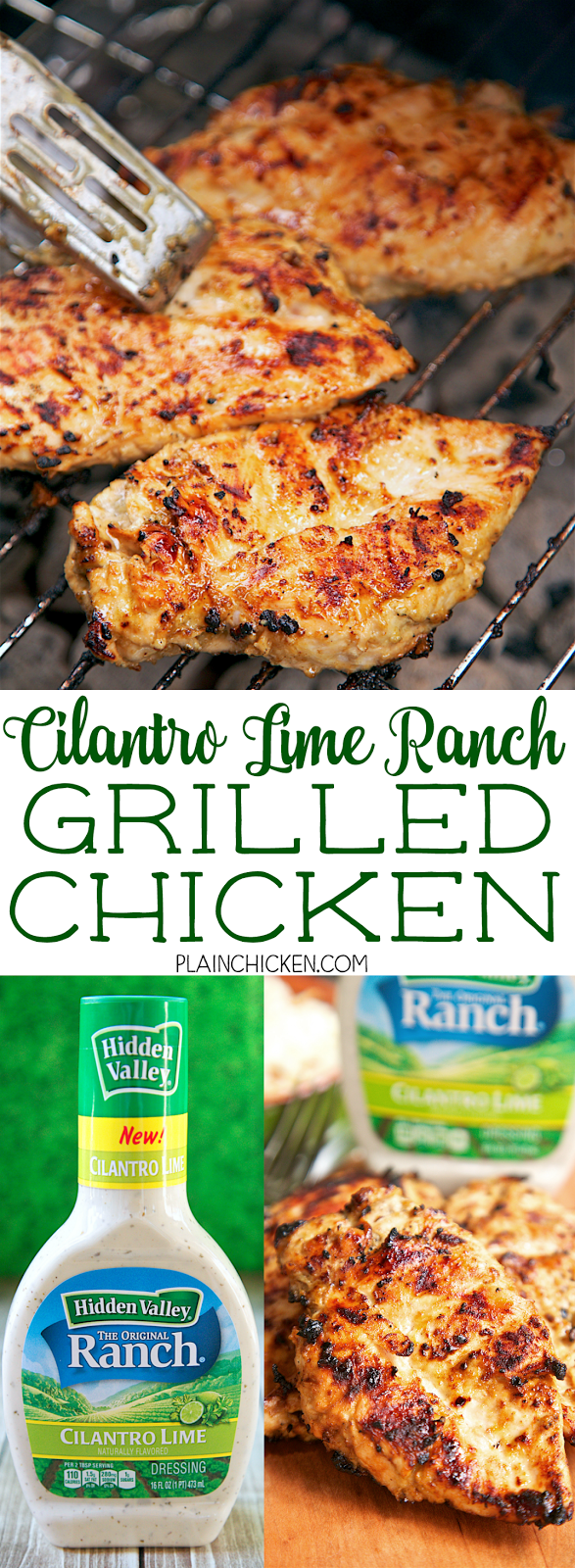 Cilantro Lime Ranch Grilled Chicken Plain Chicken®
