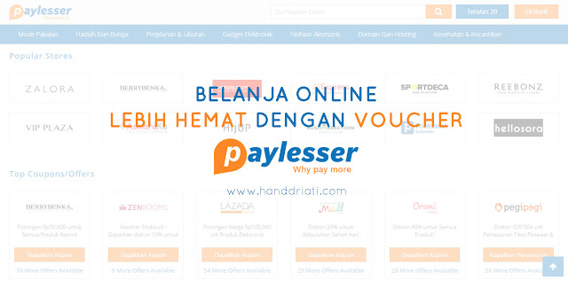 Kode Voucher Diskon Paylesser Indonesia
