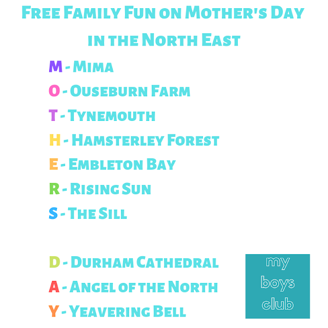 Free Family Fun on Mother's Day in the North East