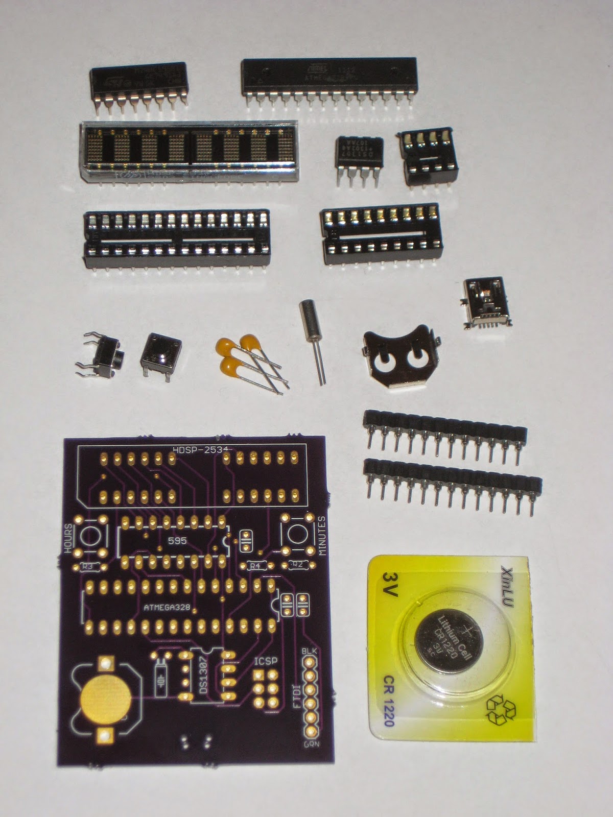 Wise time with Arduino New kit in store simple clock with HDSP2534