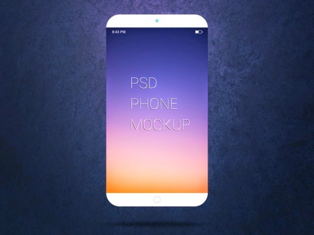 Smartphone PSD Mockup