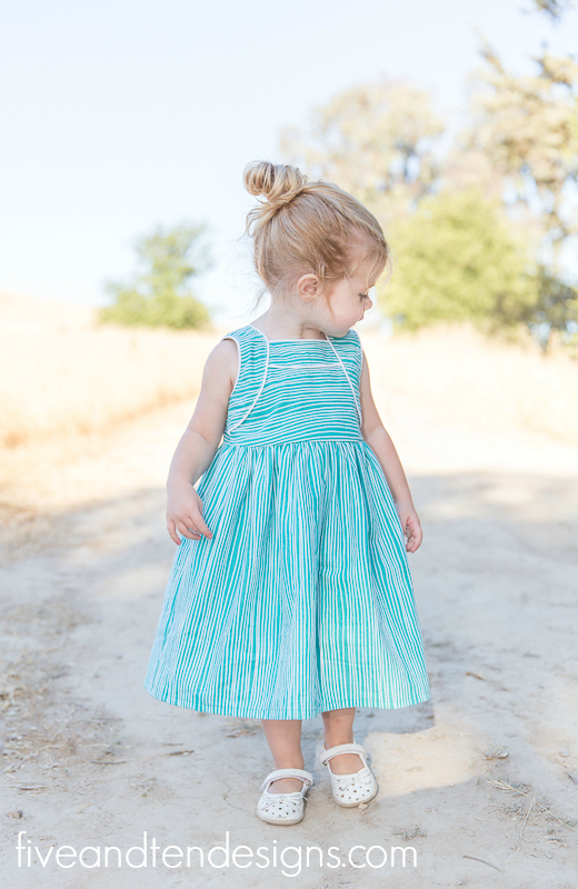 5 and 10 designspiping dress