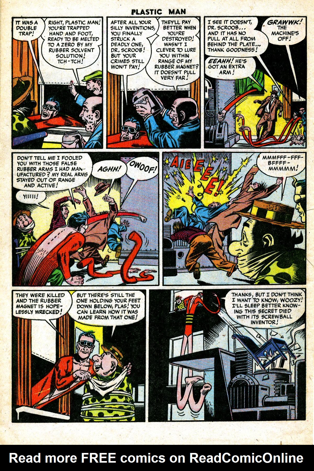 Read online Plastic Man (1943) comic -  Issue #43 - 34