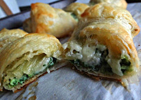 Spinach & Brie Puff Pastries