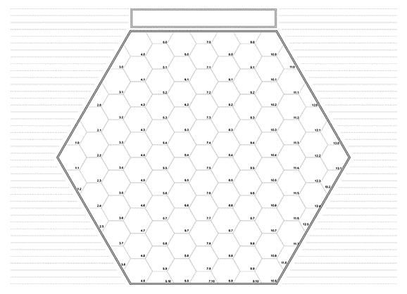Shouting Into The Void: 10-hex Hex Mapping Sheet