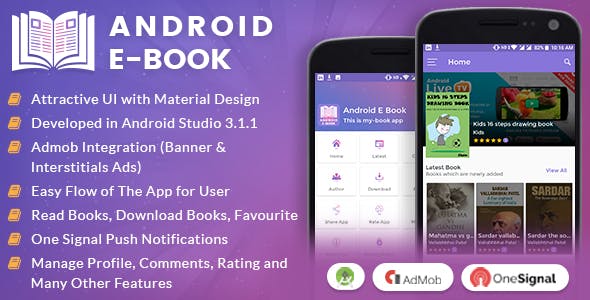 Android E-Book App with Material Design Nulled