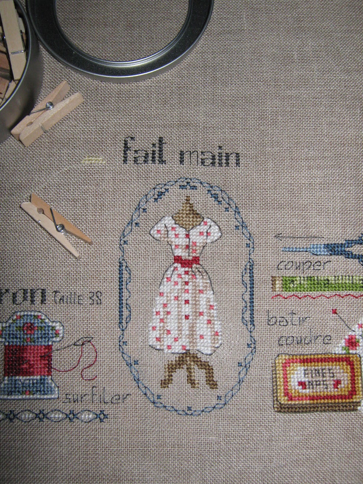 Alexandra's Cross Stitch blog Summer stitching